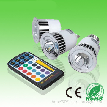 5W RGB GU10 MR16 LED Spotlight